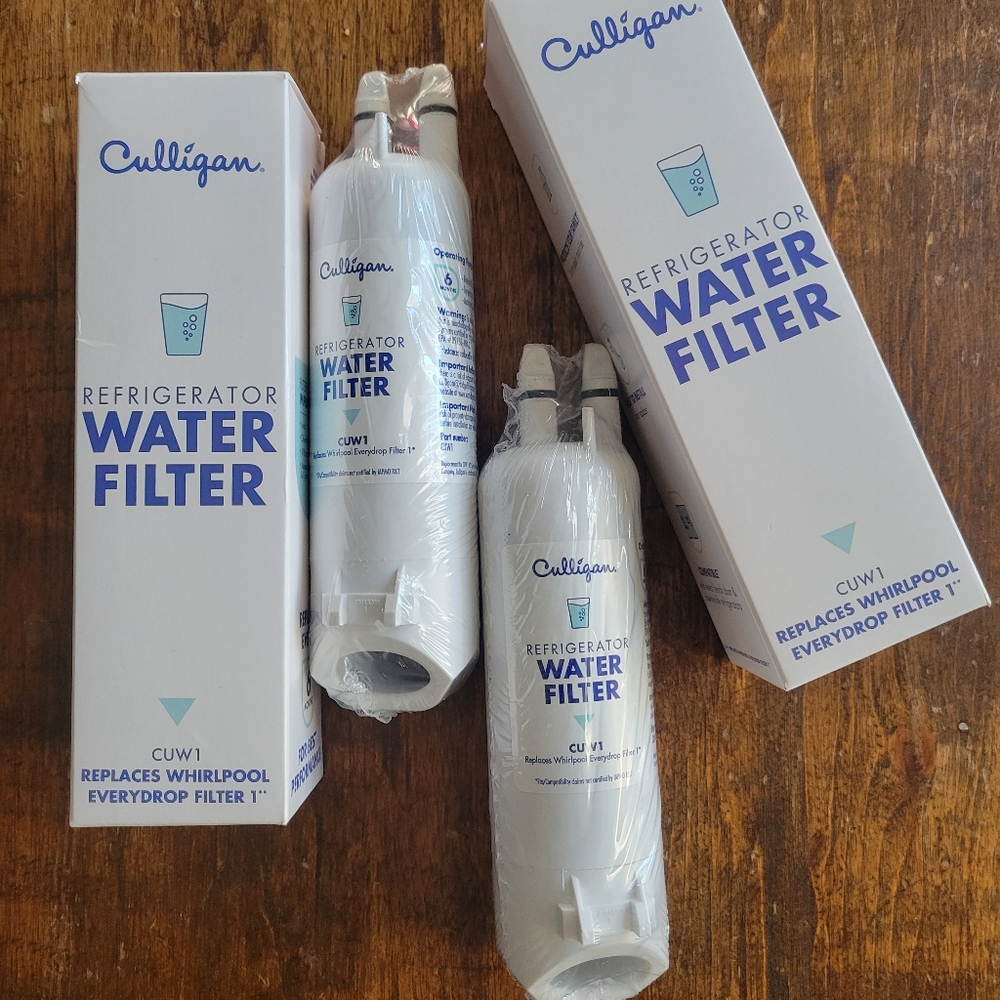Culligan CUW1 Whirlpool Refrigerator Water Filter 2 Replacements